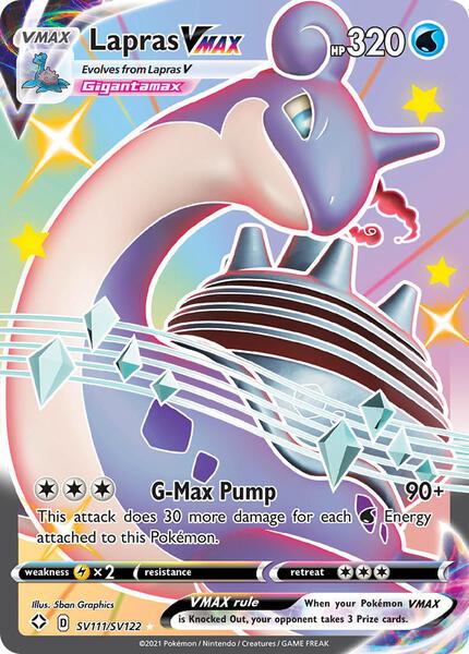 Lapras VMAX - Shining Fates Shiny Vault - Holofoil - Near Mint (NM)
