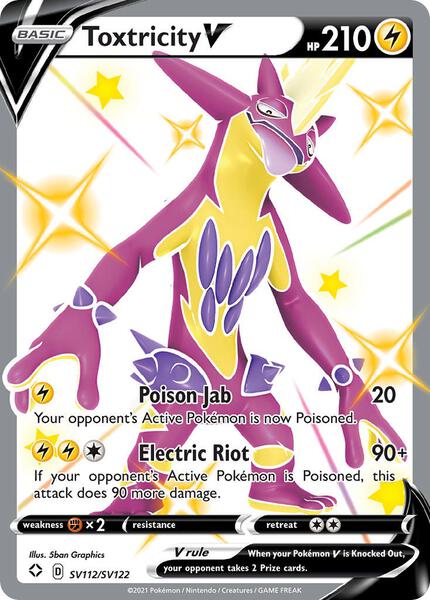 Toxtricity V - Shining Fates Shiny Vault - Holofoil - Near Mint (NM)