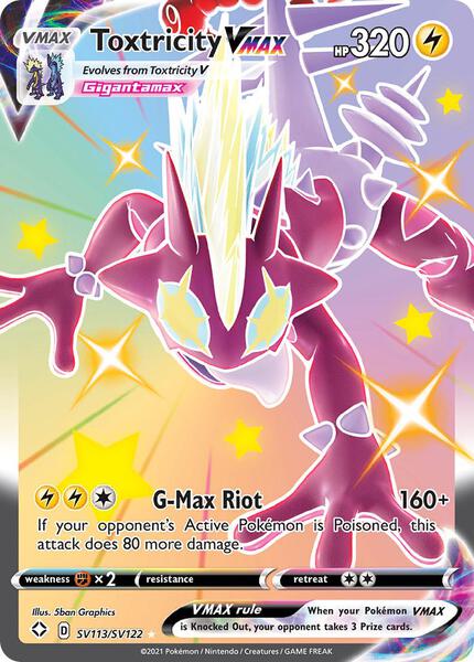 Toxtricity VMAX - Shining Fates Shiny Vault - Holofoil - Near Mint (NM)
