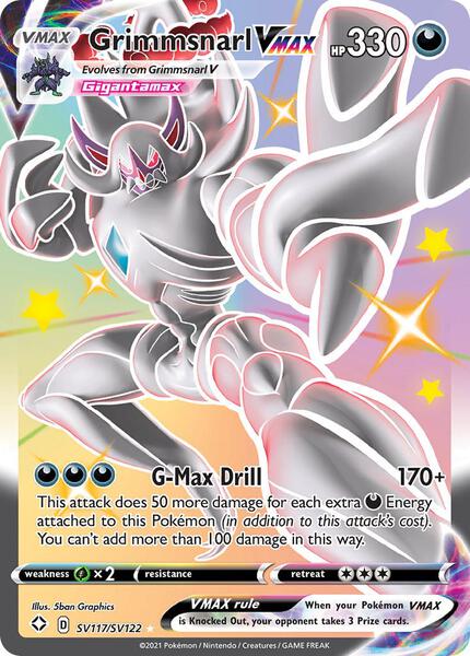 Grimmsnarl VMAX - Shining Fates Shiny Vault - Holofoil - Near Mint (NM)