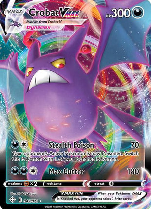 Crobat VMAX - Shining Fates - Holofoil - Lightly Played (LP)