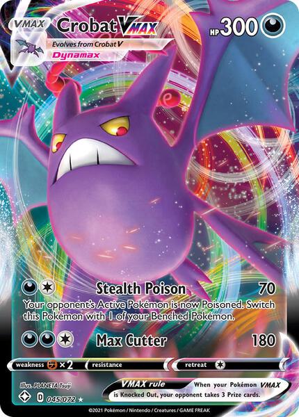 Crobat VMAX - Shining Fates - Holofoil - Lightly Played (LP)
