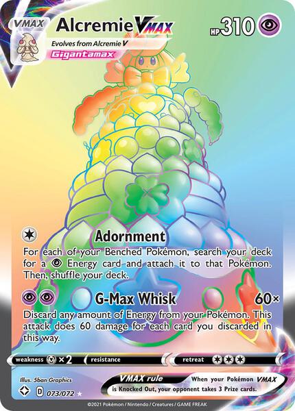 Alcremie VMAX (Secret) - Shining Fates - Holofoil - Near Mint (NM)