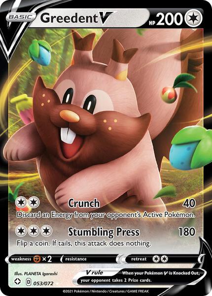 Greedent V - Shining Fates - Holofoil - Near Mint (NM)