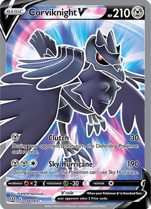 Corviknight V (Full Art) - SWSH05 Battle Styles - Holofoil - Near Mint (NM)