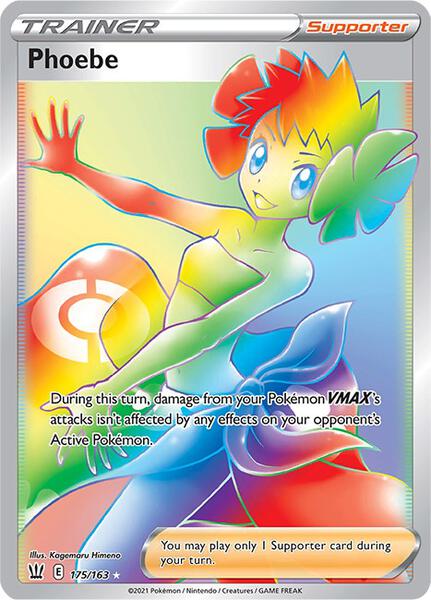 Phoebe (Secret) - SWSH05 Battle Styles - Holofoil - Near Mint (NM)
