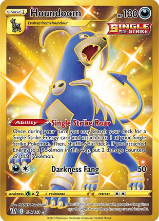 Houndoom (Secret) - SWSH05 Battle Styles - Holofoil - Near Mint (NM)