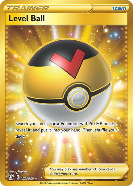 Level Ball (Secret) - SWSH05 Battle Styles - Holofoil - Near Mint (NM)