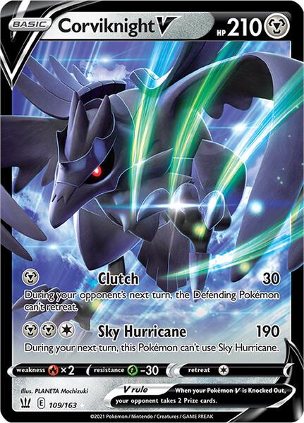 Corviknight V - SWSH05 Battle Styles - Holofoil - Near Mint (NM)