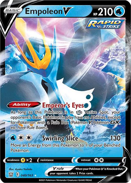 Empoleon V - SWSH05 Battle Styles - Holofoil - Near Mint (NM)
