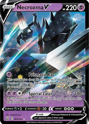 Necrozma V - SWSH05 Battle Styles - Holofoil - Near Mint (NM)