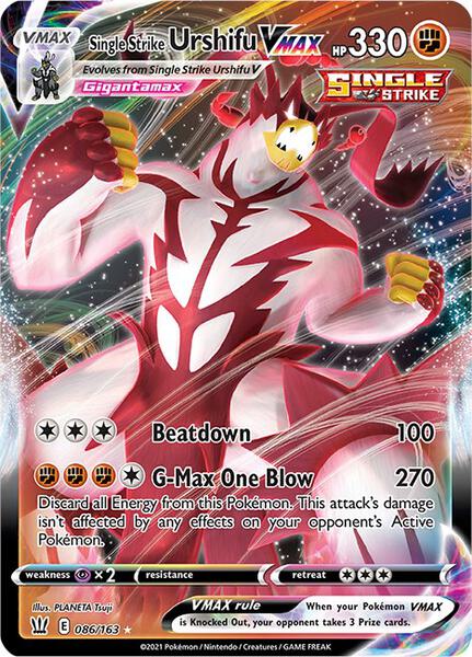 Single Strike Urshifu VMAX - SWSH05 Battle Styles - Holofoil - Near Mint (NM)