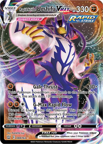 Rapid Strike Urshifu VMAX - SWSH05 Battle Styles - Holofoil - Near Mint (NM)