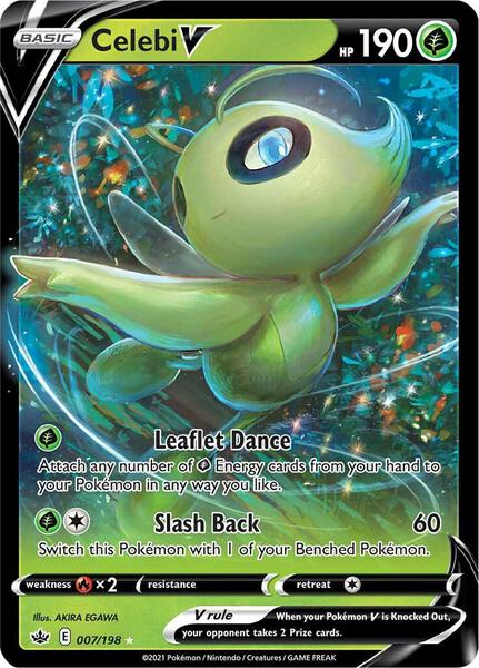 Celebi V - SWSH06 Chilling Reign - Holofoil - Near Mint (NM)