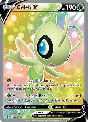 Celebi V (Full Art) - SWSH06 Chilling Reign - Holofoil - Near Mint (NM)