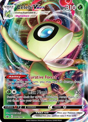 Celebi VMAX - SWSH06 Chilling Reign - Holofoil - Near Mint (NM)