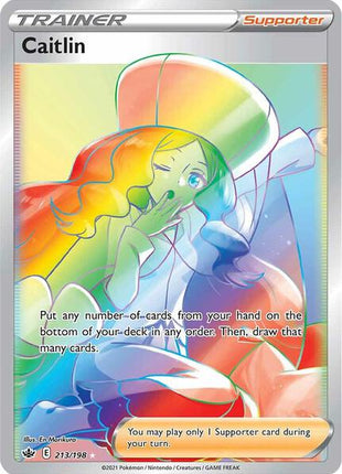 Caitlin (Secret) - SWSH06 Chilling Reign - Holofoil - Near Mint (NM)