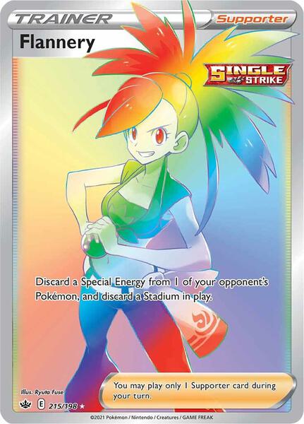 Flannery (Secret) - SWSH06 Chilling Reign - Holofoil - Near Mint (NM)