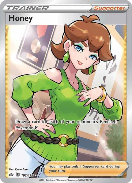Honey (Full Art) - SWSH06 Chilling Reign - Holofoil - Near Mint (NM)