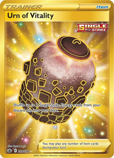 Urn of Vitality (Secret) - SWSH06 Chilling Reign - Holofoil - Near Mint (NM)