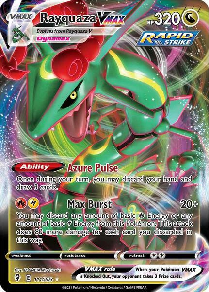 Rayquaza VMAX - SWSH07 Evolving Skies - Holofoil - Near Mint (NM)