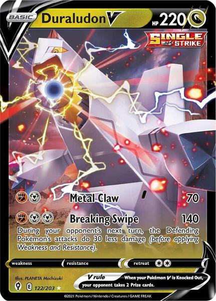 Duraludon V - SWSH07 Evolving Skies - Holofoil - Near Mint (NM)