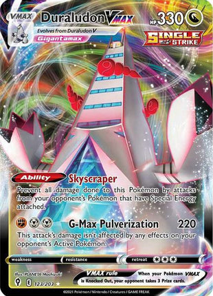 Duraludon VMAX - SWSH07 Evolving Skies - Holofoil - Near Mint (NM)