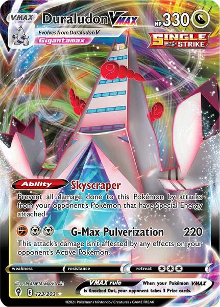 Duraludon VMAX - SWSH07 Evolving Skies - Holofoil - Near Mint (NM)