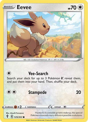 Eevee - SWSH07 Evolving Skies - Near Mint (NM)