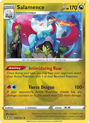 Salamence - SWSH07 Evolving Skies - Holofoil - Near Mint (NM)