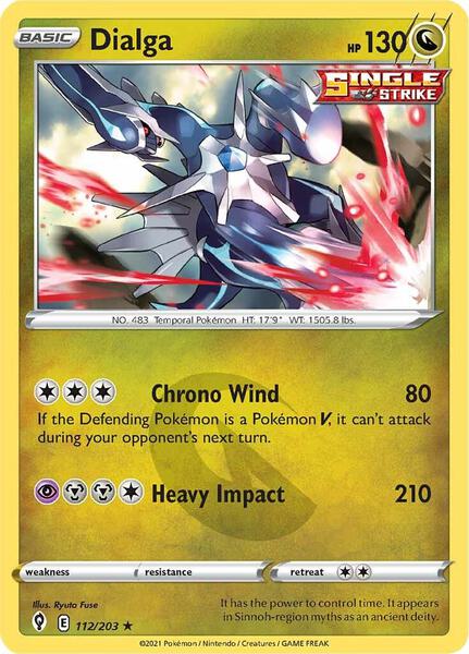 Dialga - SWSH07 Evolving Skies - Holofoil - Near Mint (NM)