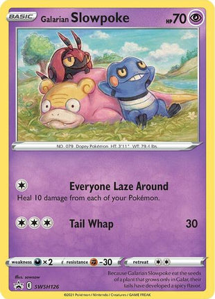 Galarian Slowpoke - SWSH126 - SWSH Sword and Shield Promo Cards - Holofoil - Near Mint (NM)