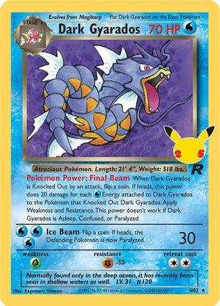 Dark Gyarados - Celebrations Classic Collection - Holofoil - Near Mint (NM)