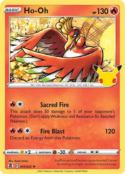 Ho-Oh - Celebrations - Holofoil - Near Mint (NM)