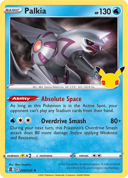 Palkia - Celebrations - Holofoil - Near Mint (NM)