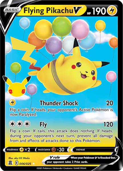 Flying Pikachu V - Celebrations - Holofoil - Near Mint (NM)