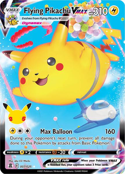Flying Pikachu VMAX - Celebrations - Holofoil - Near Mint (NM)