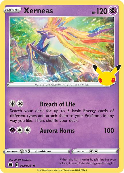 Xerneas - Celebrations - Holofoil - Near Mint (NM)