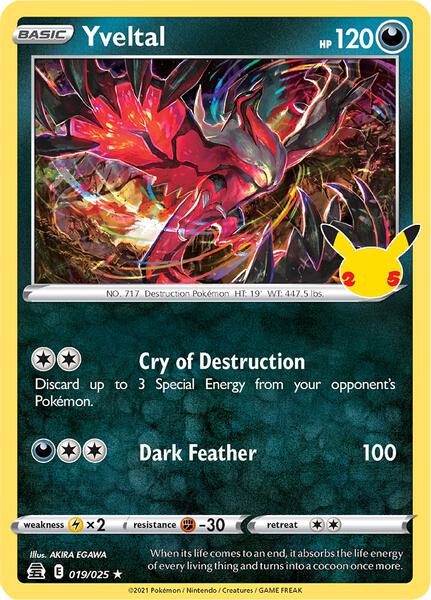 Yveltal - Celebrations - Holofoil - Near Mint (NM)