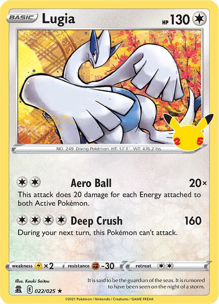 Lugia - Celebrations - Holofoil - Near Mint (NM)