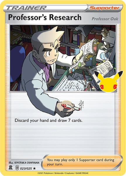 Professor's Research - Celebrations - Holofoil - Near Mint (NM)