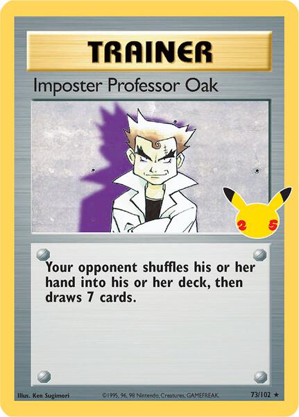 Imposter Professor Oak - Celebrations Classic Collection - Holofoil - Near Mint (NM)