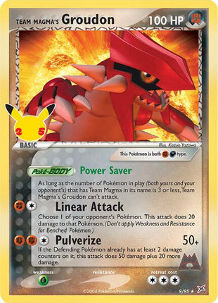 Team Magma's Groudon - Celebrations Classic Collection - Holofoil - Near Mint (NM)