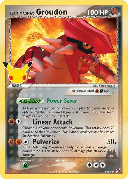 Team Magma's Groudon - Celebrations Classic Collection - Holofoil - Near Mint (NM)