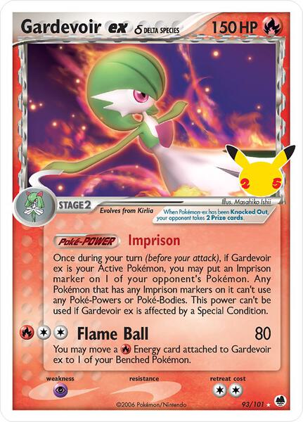 Gardevoir ex (Delta Species) - Celebrations Classic Collection - Holofoil - Near Mint (NM)