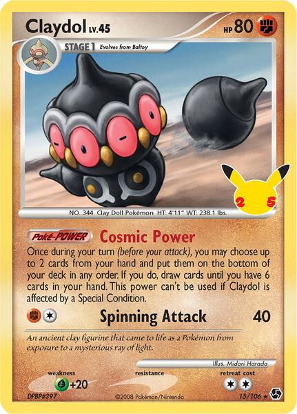Claydol - Celebrations Classic Collection - Holofoil - Near Mint (NM)