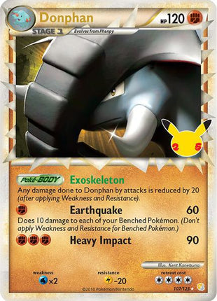 Donphan (Prime) - Celebrations Classic Collection - Holofoil - Near Mint (NM)