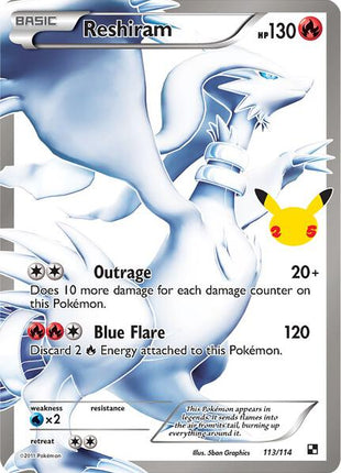 Reshiram - Celebrations Classic Collection - Holofoil - Near Mint (NM)