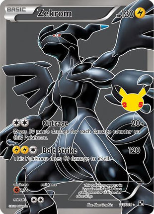 Zekrom - Celebrations Classic Collection - Holofoil - Heavily Played (HP)