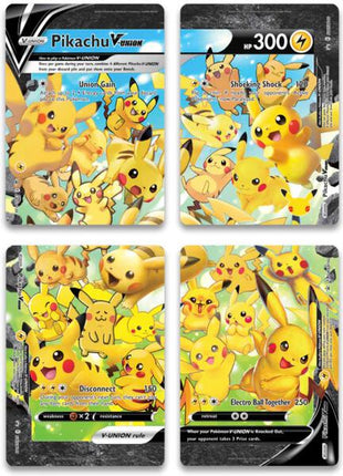 Pikachu V-Union [Set of 4] - SWSH Sword and Shield Promo Cards - Holofoil - Near Mint (NM)